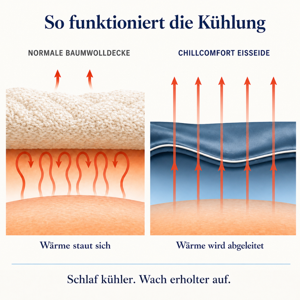 ChillComfort™ kühlende Bettdecke