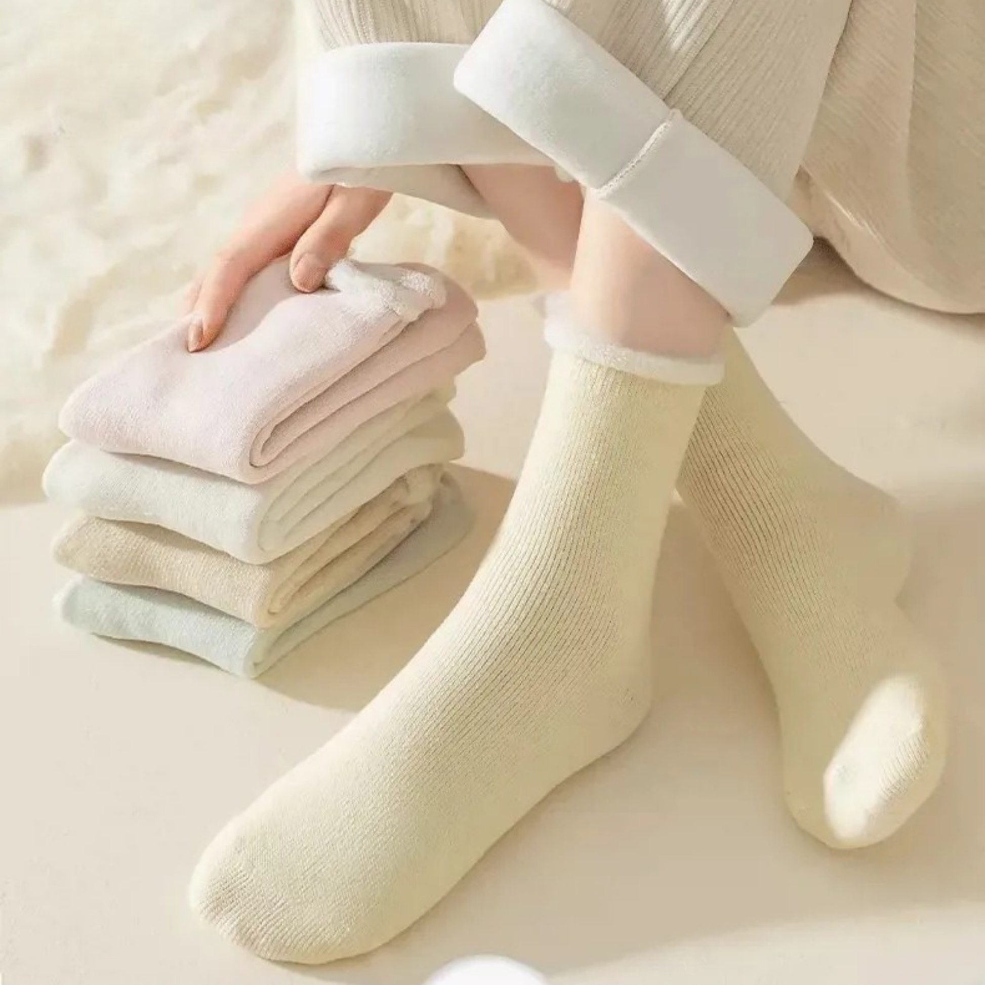 Anfaru | Premium Kuschelsocken (3 Paar - One size)