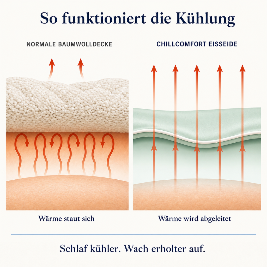 ChillComfort™ kühlende Bettdecke