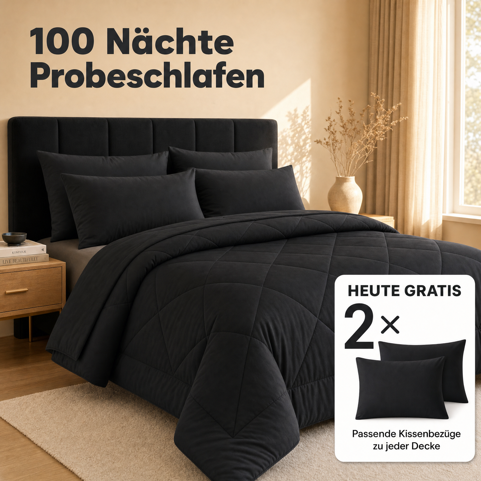 EasyComfort™ - Die waschbare 2in1 Bettdecke, die Bettwäsche überflüssig macht