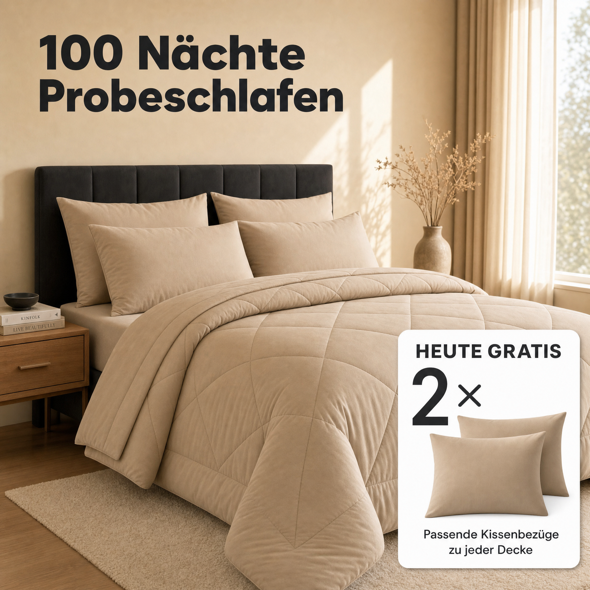 EasyComfort™ - Die waschbare 2in1 Bettdecke, die Bettwäsche überflüssig macht