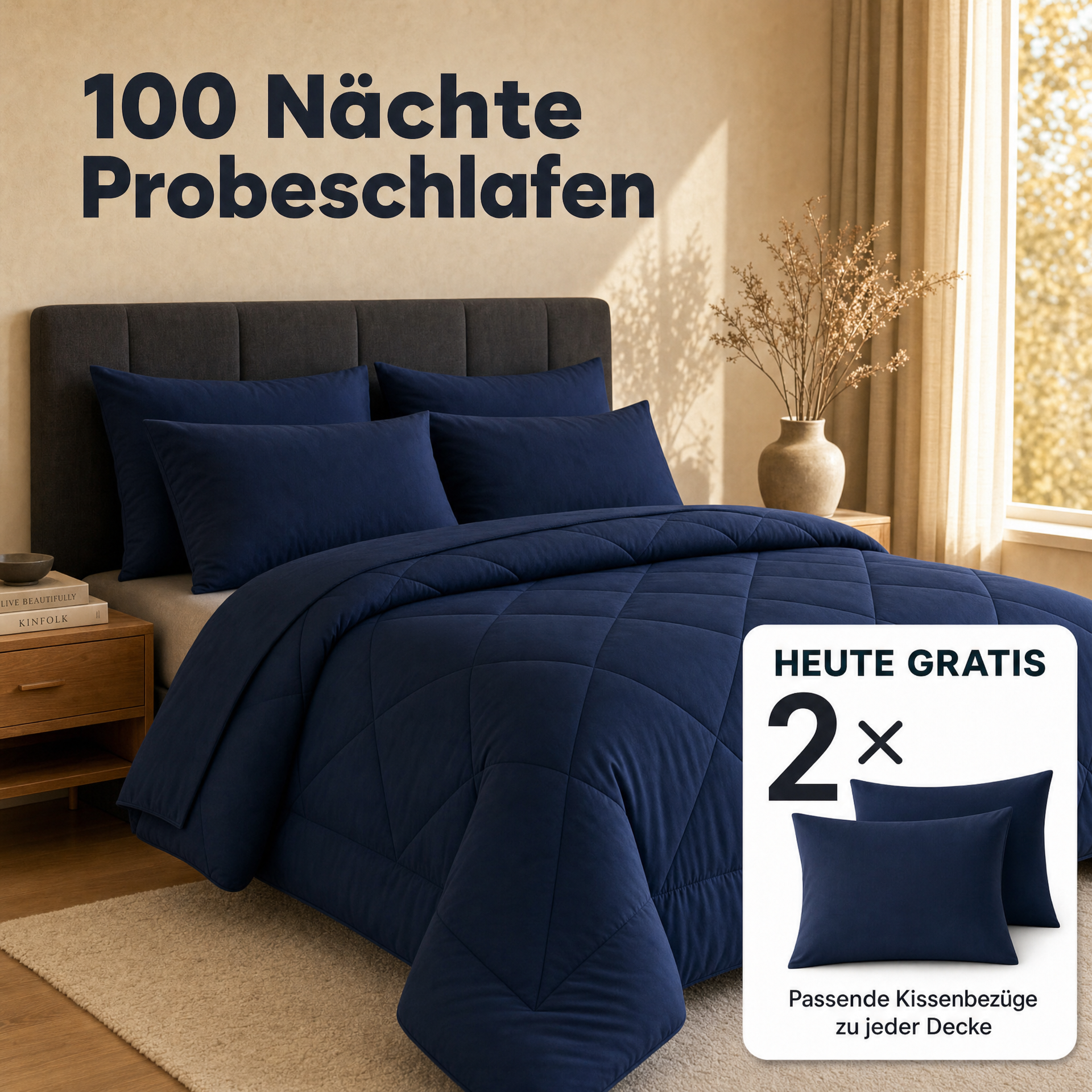 EasyComfort™ - Die waschbare 2in1 Bettdecke, die Bettwäsche überflüssig macht