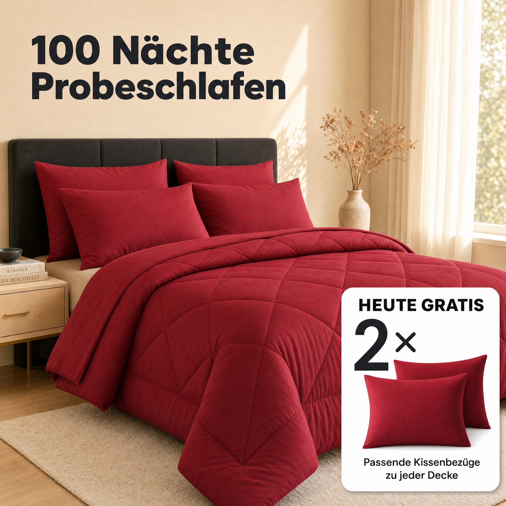 EasyComfort™ - Die waschbare 2in1 Bettdecke, die Bettwäsche überflüssig macht