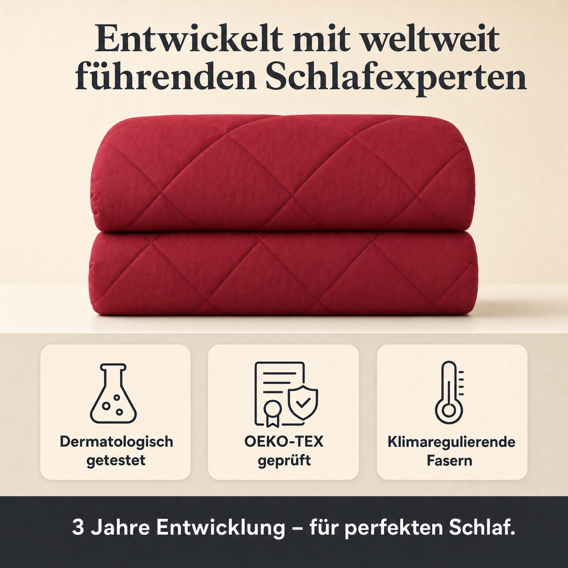 EasyComfort™ - Die waschbare 2in1 Bettdecke, die Bettwäsche überflüssig macht