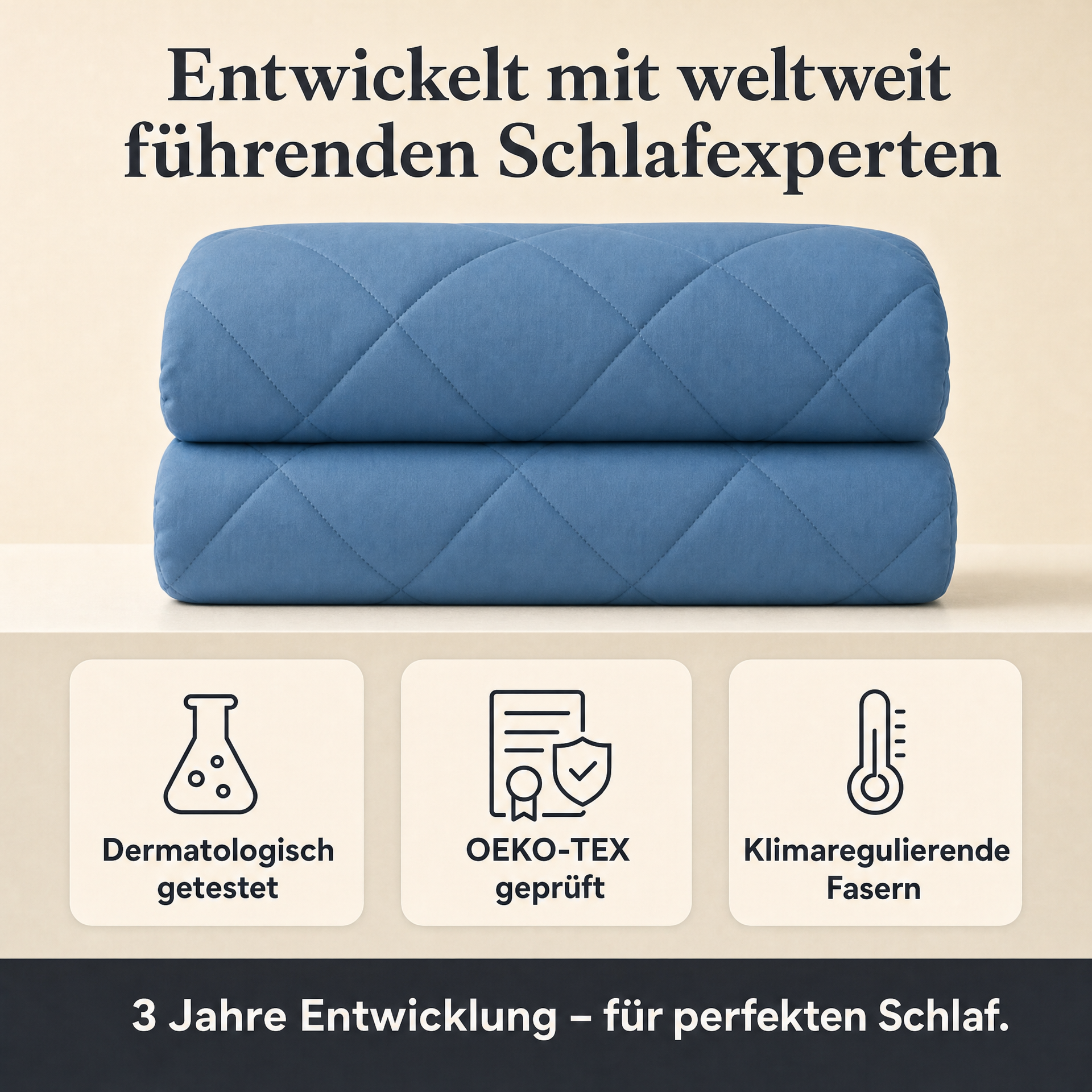 EasyComfort™ - Die waschbare 2in1 Bettdecke, die Bettwäsche überflüssig macht
