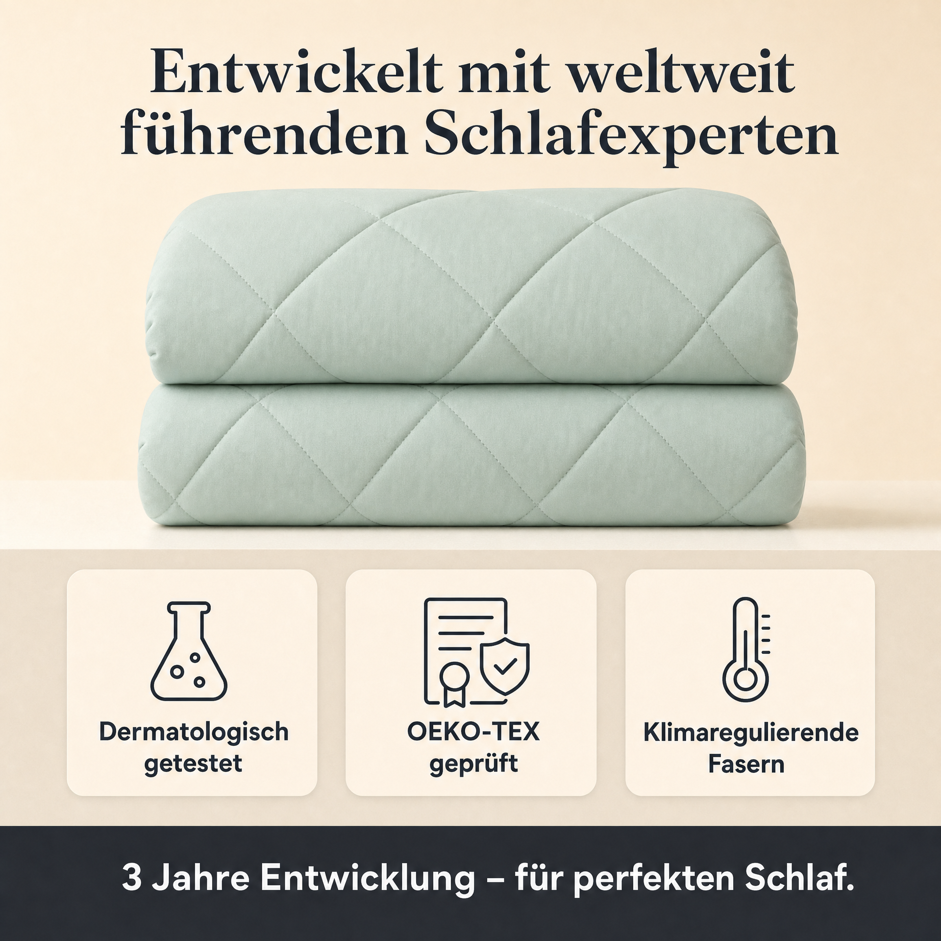 EasyComfort™ - Die waschbare 2in1 Bettdecke, die Bettwäsche überflüssig macht