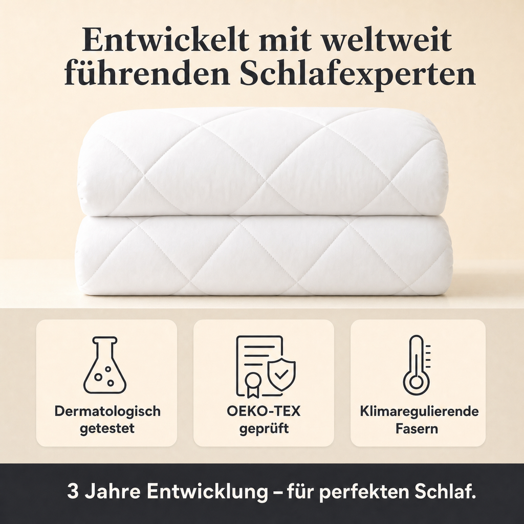 EasyComfort™ - Die waschbare 2in1 Bettdecke, die Bettwäsche überflüssig macht