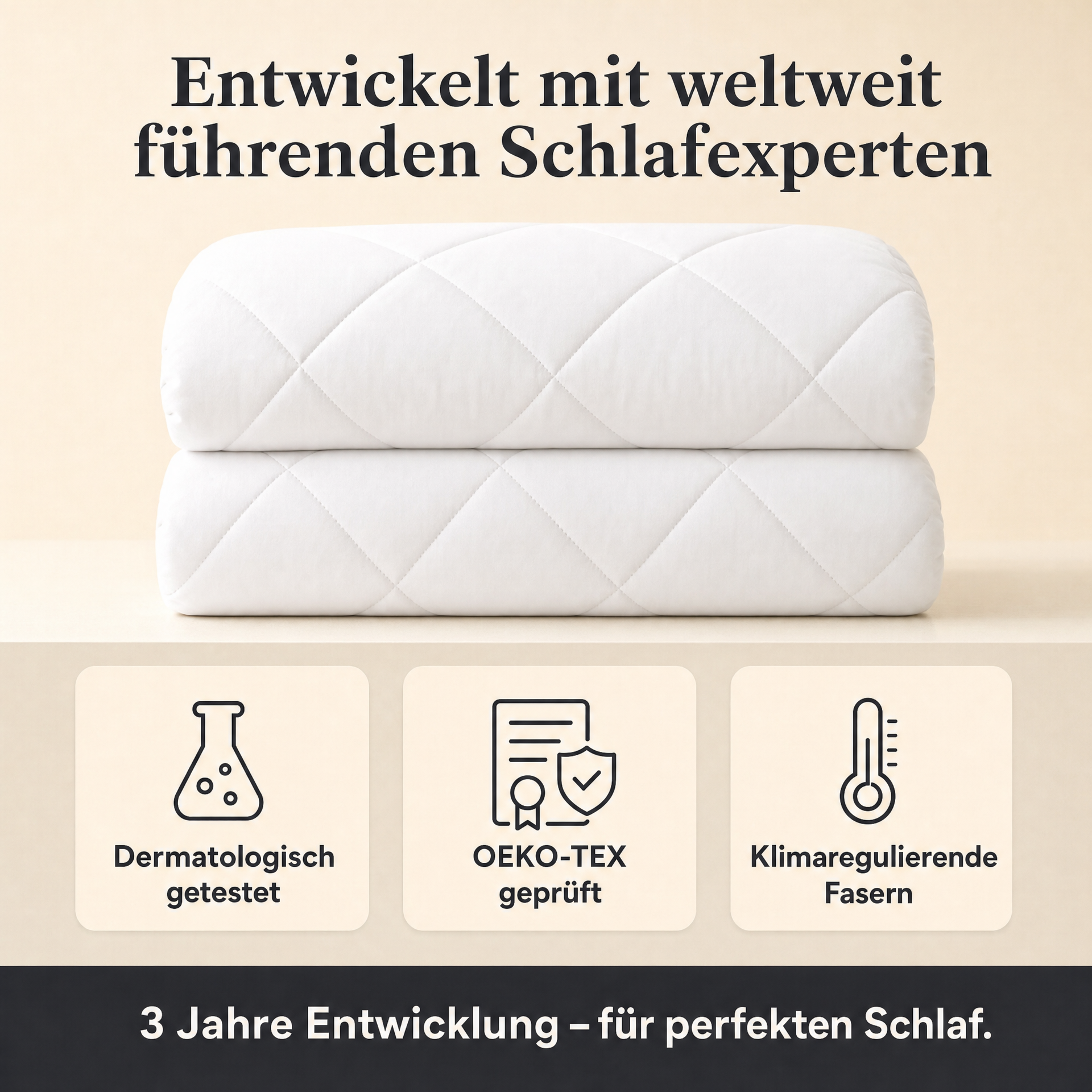 EasyComfort™ - Die waschbare 2in1 Bettdecke, die Bettwäsche überflüssig macht