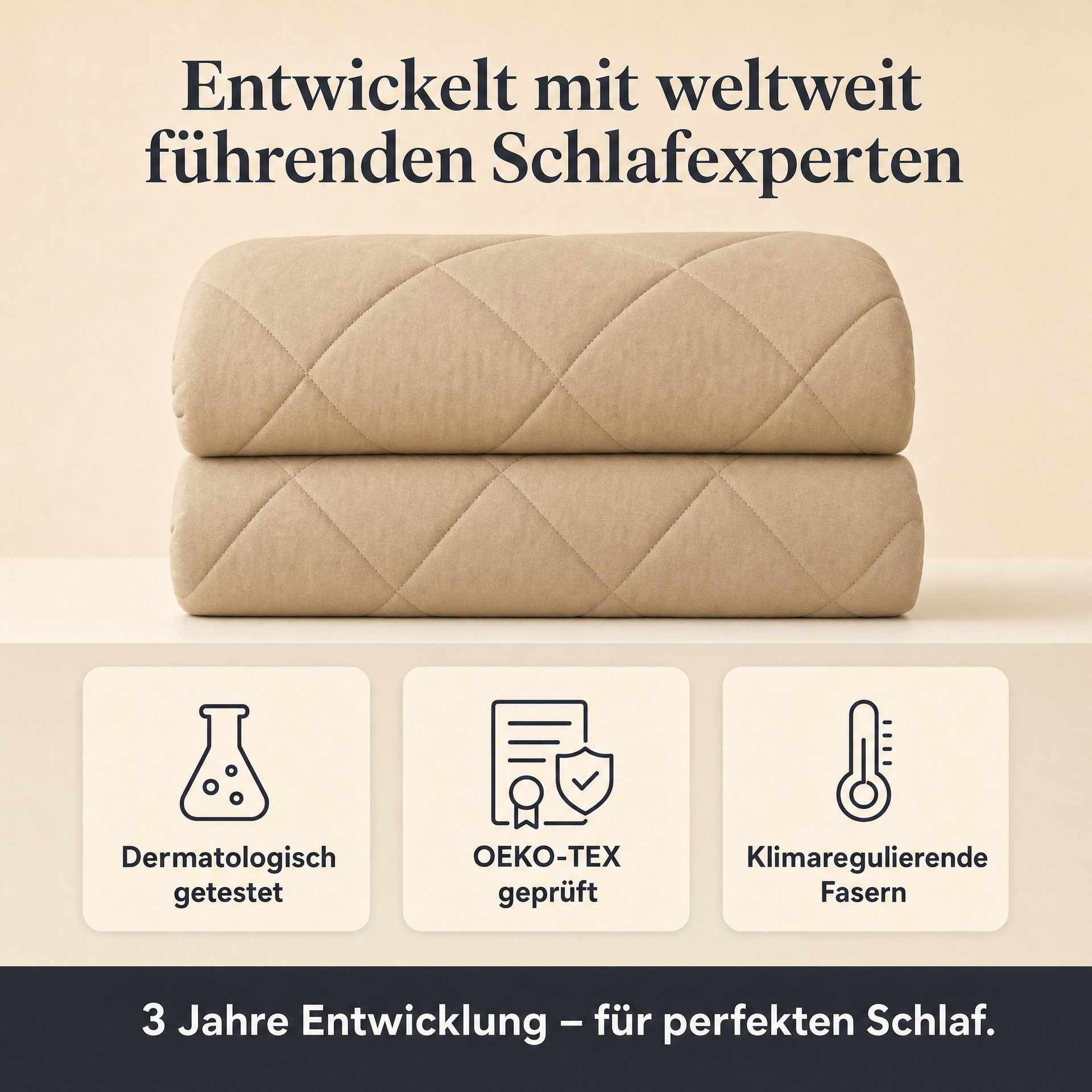 EasyComfort™ - Die waschbare 2in1 Bettdecke, die Bettwäsche überflüssig macht