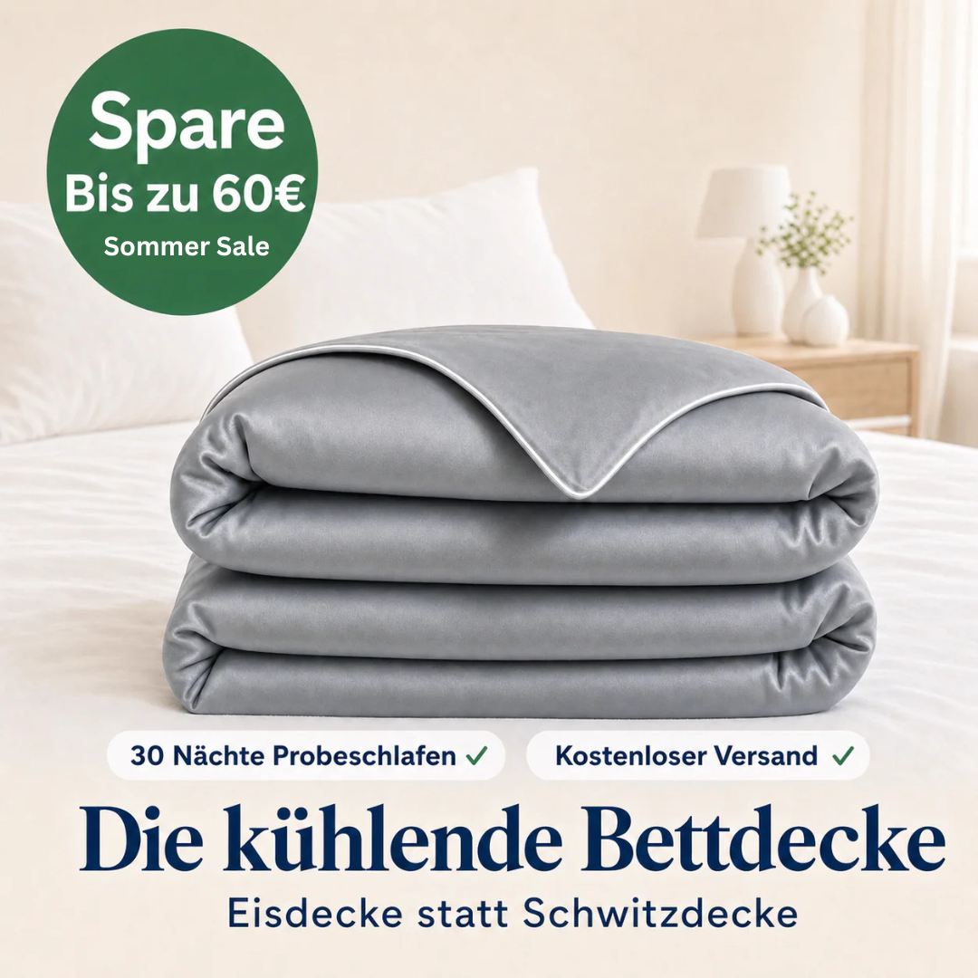 ChillComfort™ kühlende Bettdecke für schweißfreie Nächte