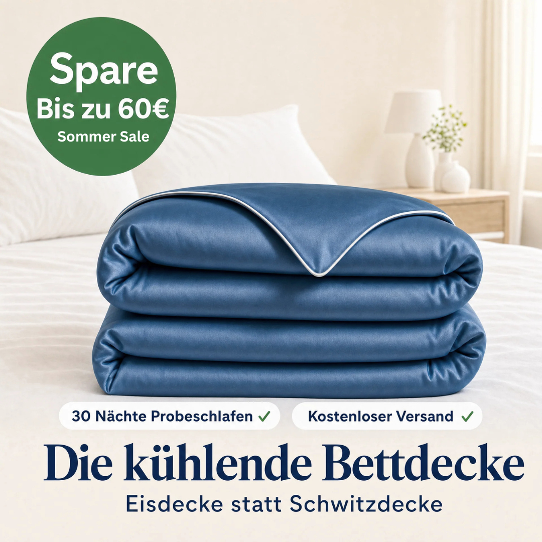 ChillComfort™ kühlende Bettdecke für schweißfreie Nächte