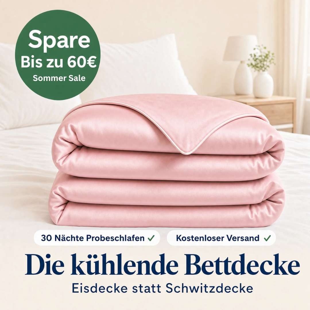 ChillComfort™ kühlende Bettdecke für schweißfreie Nächte