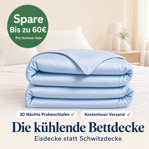ChillComfort™ kühlende Bettdecke für schweißfreie Nächte
