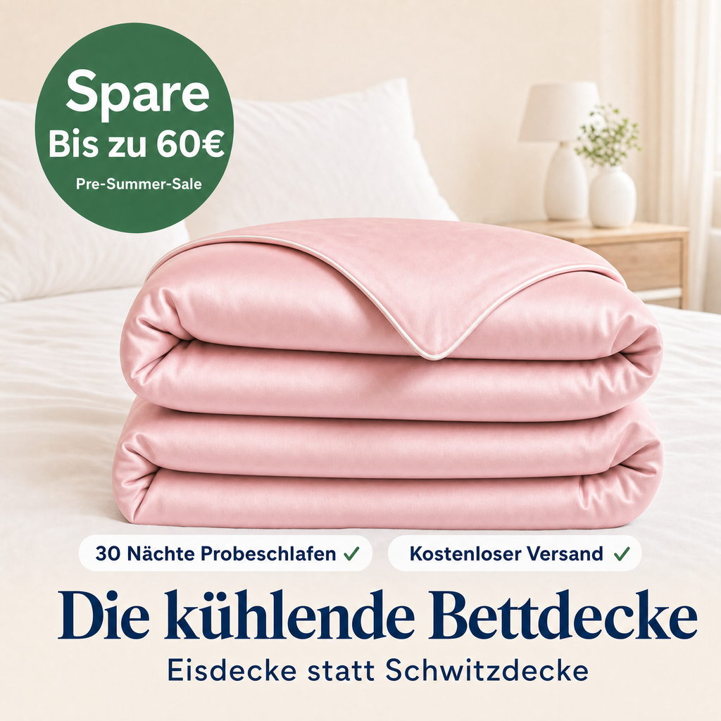 ChillComfort™ kühlende Bettdecke für schweißfreie Nächte