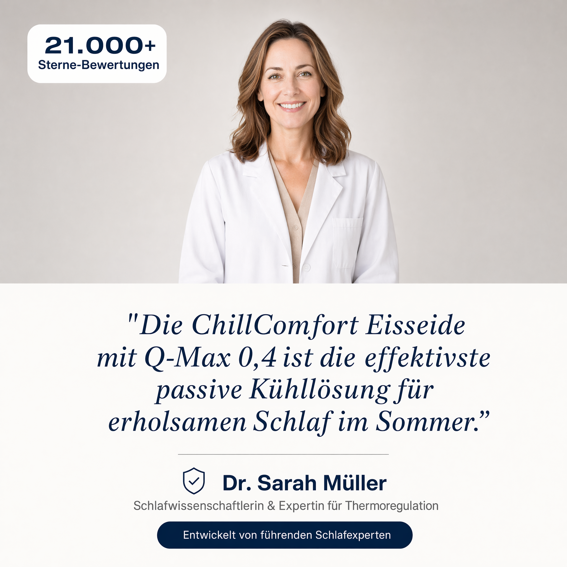 ChillComfort™ kühlende Bettdecke