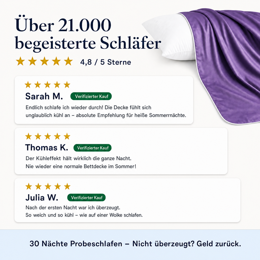 ChillComfort™ kühlende Bettdecke