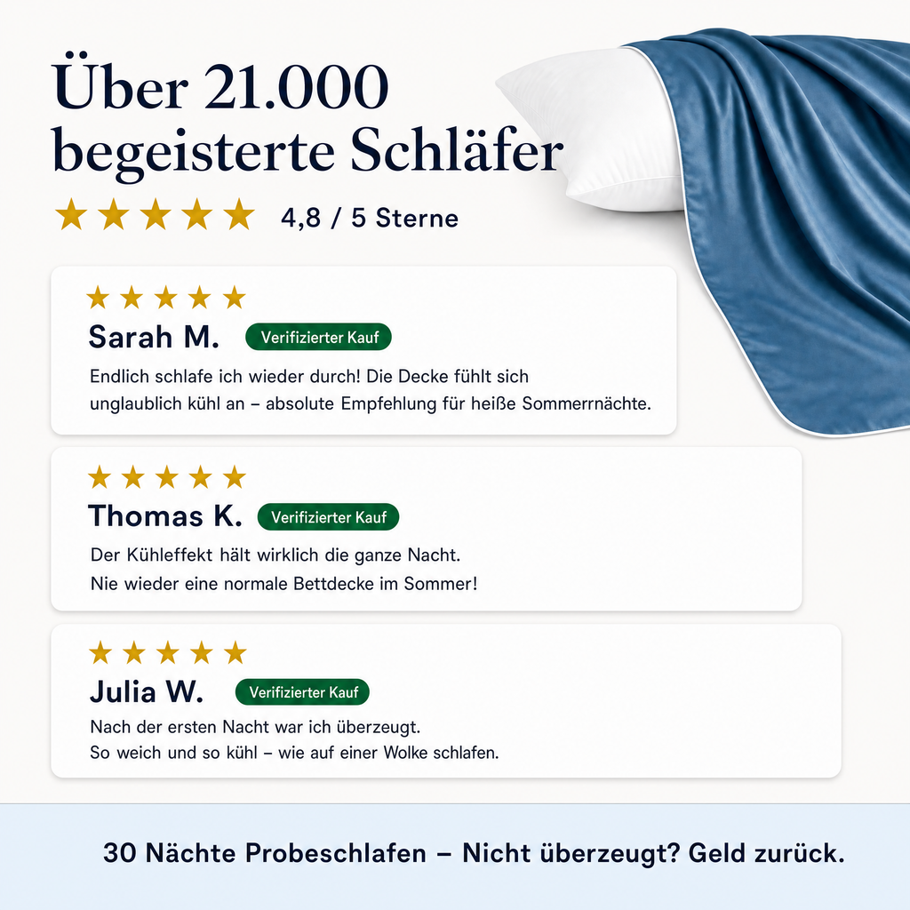 ChillComfort™ kühlende Bettdecke