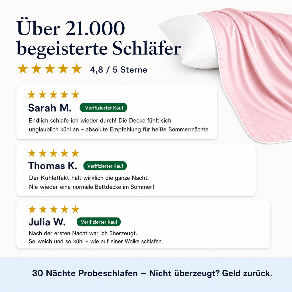 ChillComfort™ kühlende Bettdecke