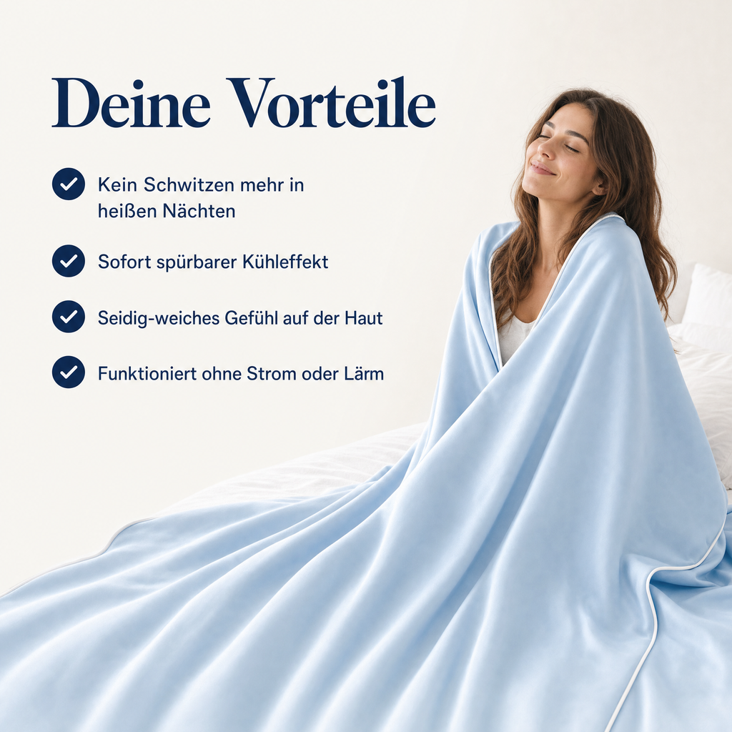 ChillComfort™ kühlende Bettdecke