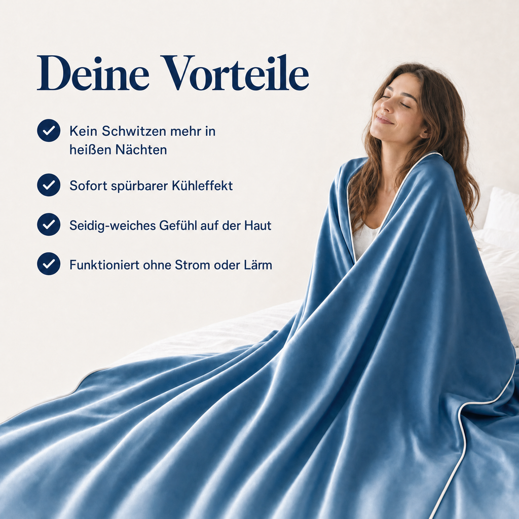 ChillComfort™ kühlende Bettdecke