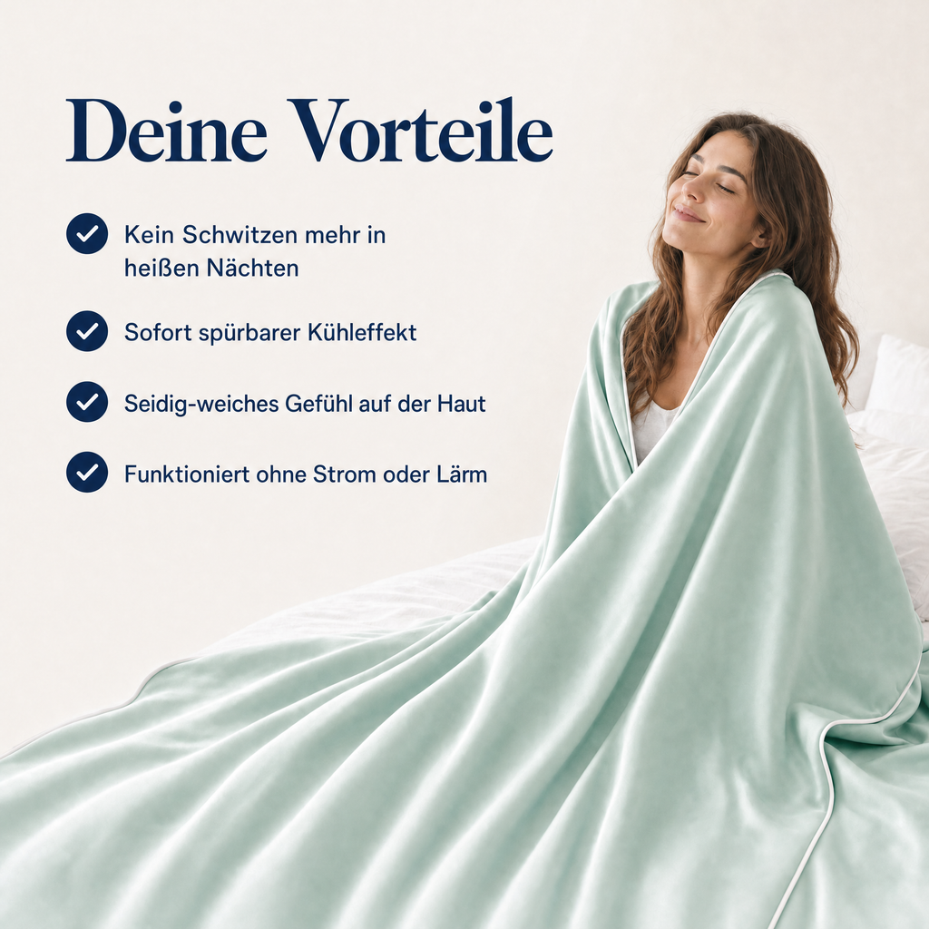 ChillComfort™ kühlende Bettdecke