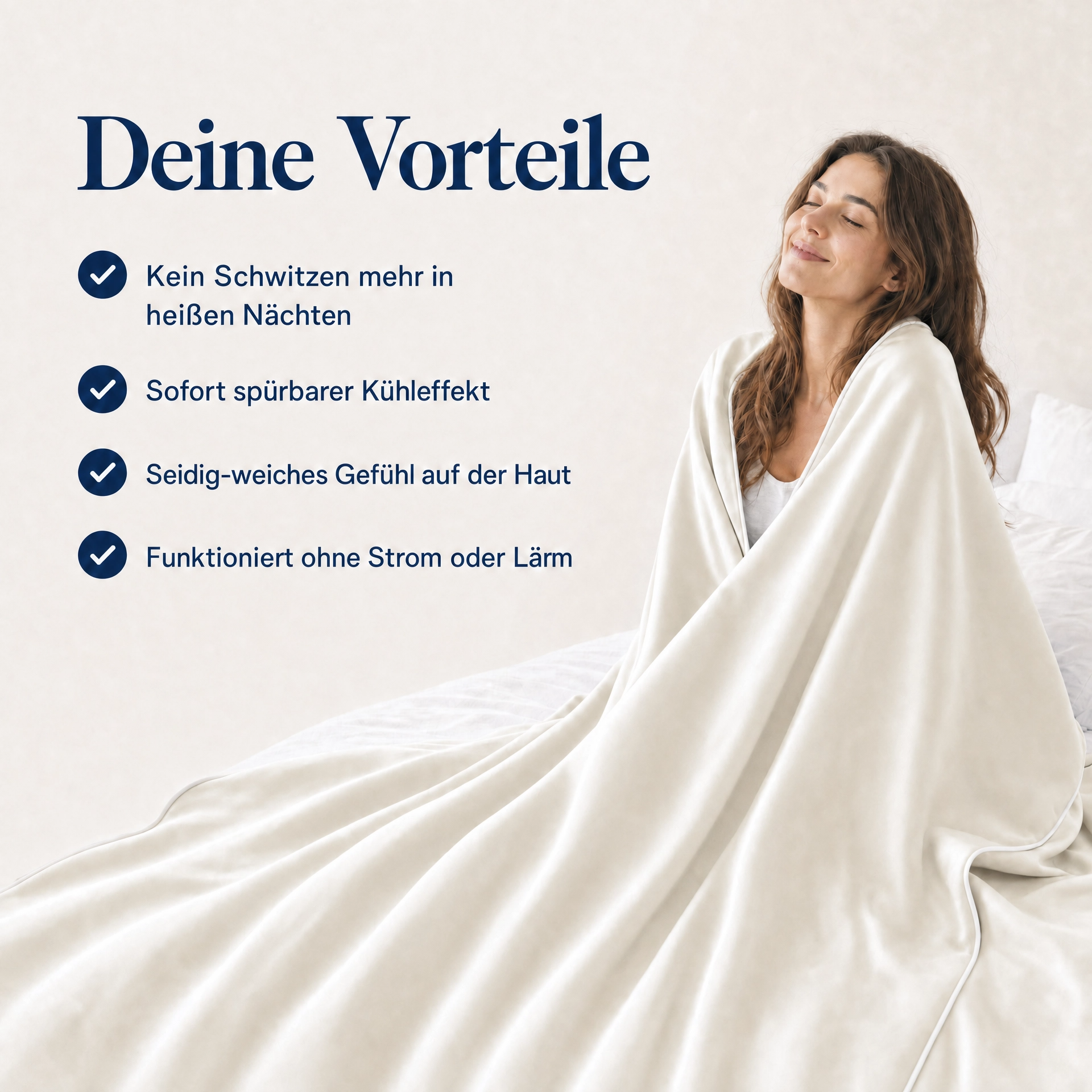 ChillComfort™ kühlende Bettdecke