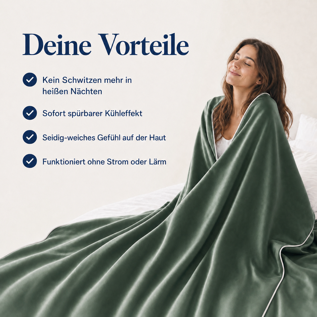 ChillComfort™ kühlende Bettdecke